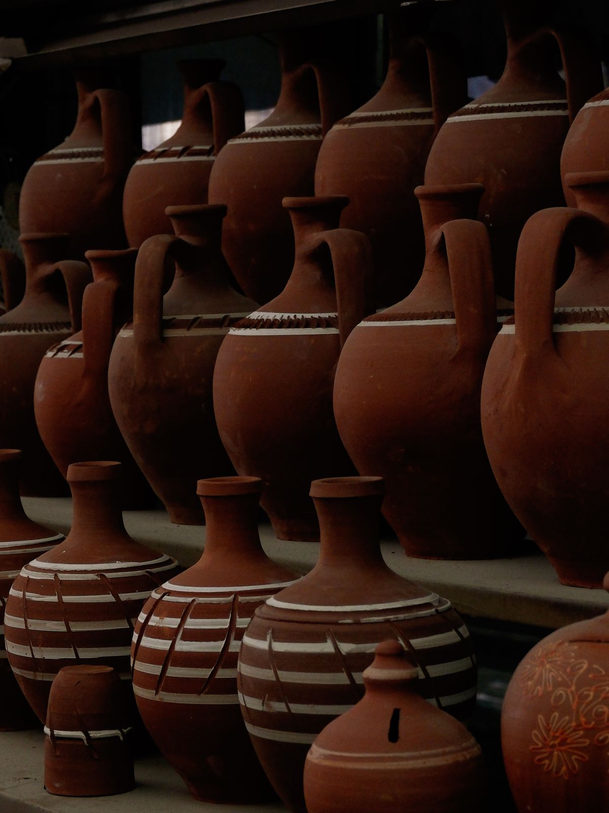 Terracotta planters and plant pots